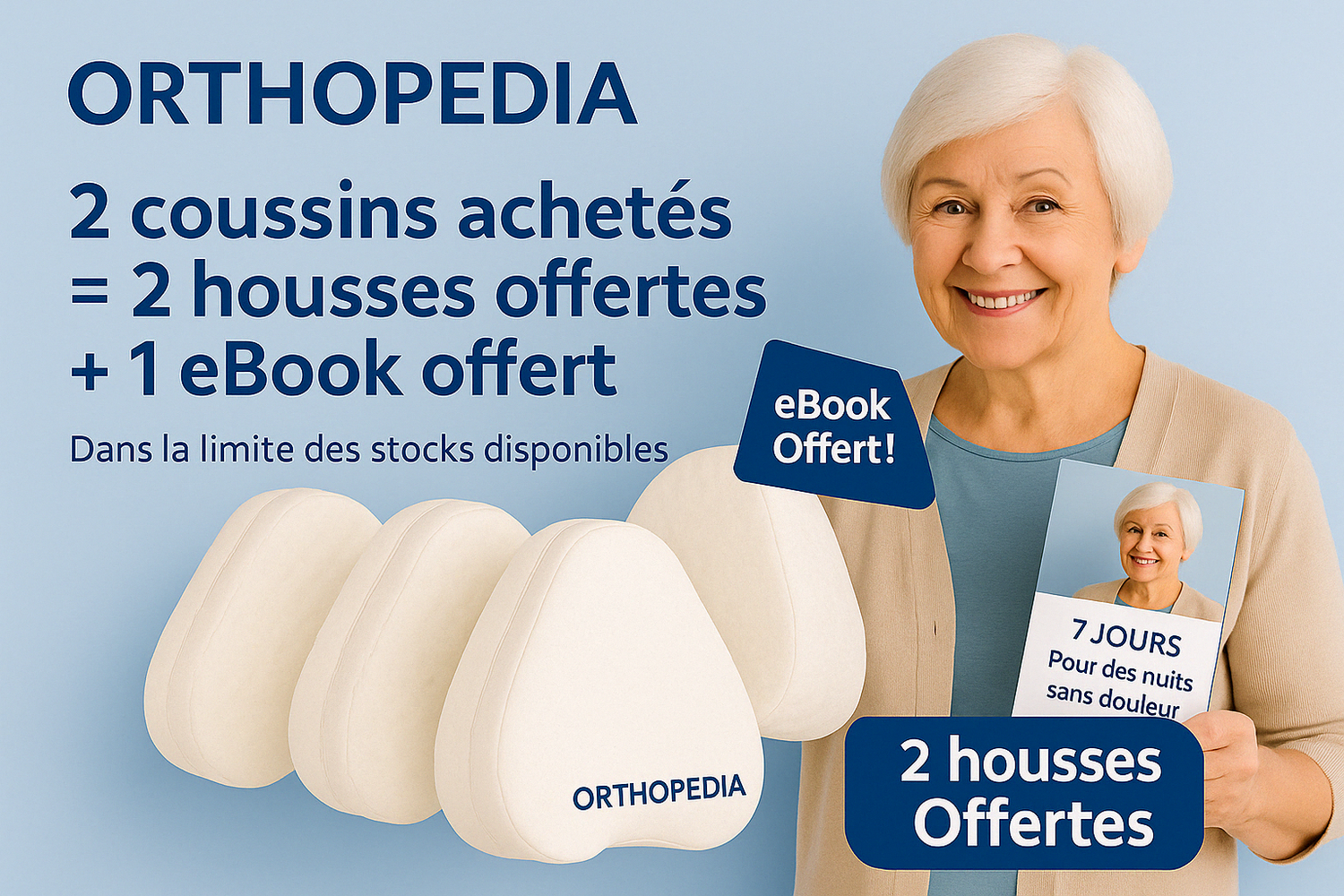 Coussin Orthopedia - Le Secret d'une sciatique disparue